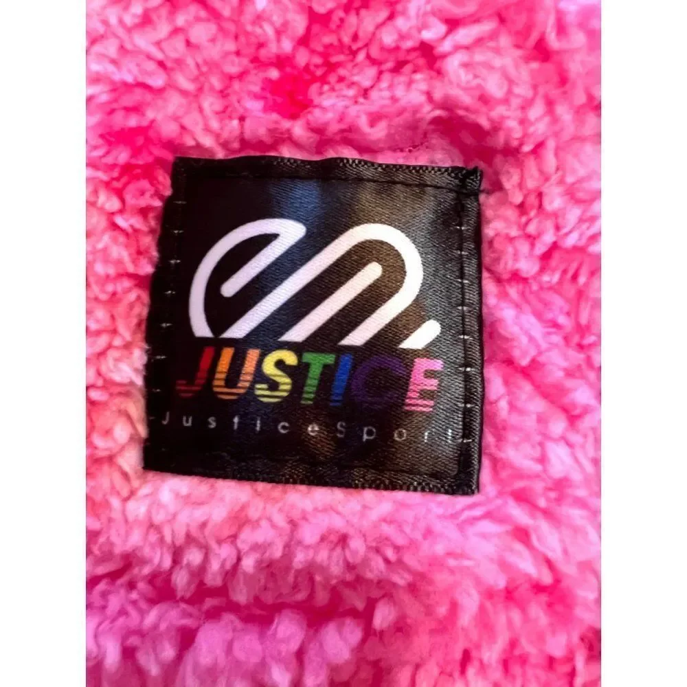 Medium Justice‎ Sport Dog Sherpa Hoodie NWT